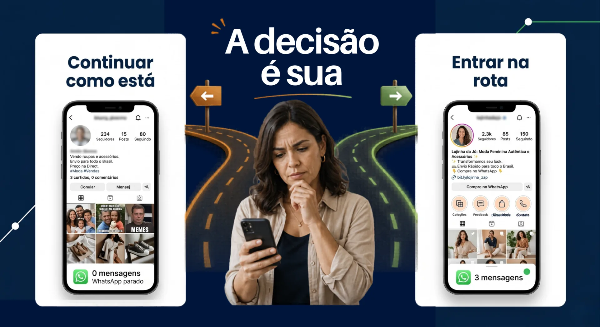 A decisão é sua